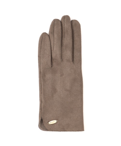 NATURAL BEAUTY BASIC（ナチュラルビューティーベーシック）の「フェイクスエードソフトグローブ（手袋・レディース・ベージュ系その他2/ブラック/グレー系その他・FREE）」の5枚目の写真