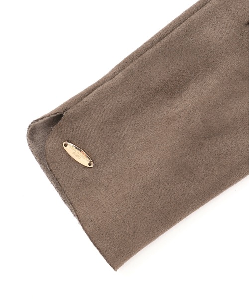 NATURAL BEAUTY BASIC（ナチュラルビューティーベーシック）の「フェイクスエードソフトグローブ（手袋・レディース・ベージュ系その他2/ブラック/グレー系その他・FREE）」の9枚目の写真