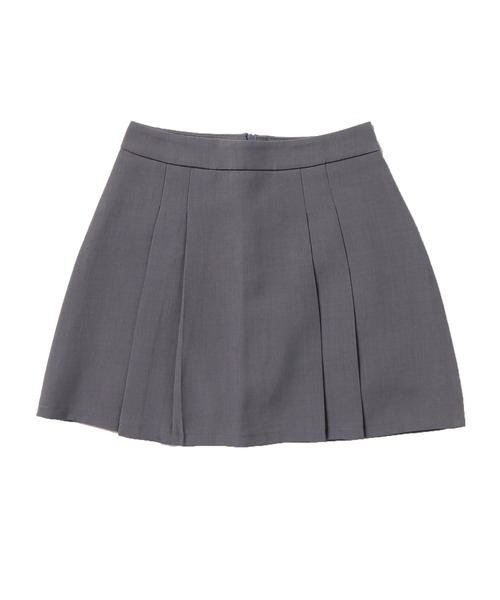 Chick(チック)の「▲Pleats Mini Skirt / プリーツミニスカート(スカート・レディース・ブラック/チャコールグレー/ホワイト/ベージュ・S/M/L)」の3枚目の写真