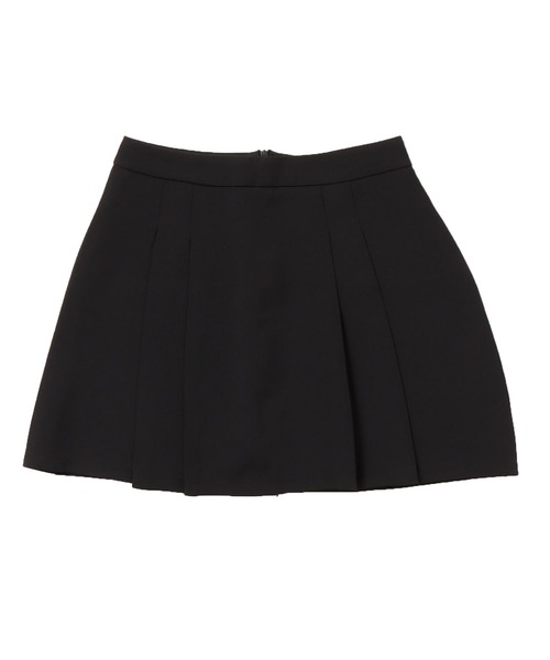 Chick(チック)の「▲Pleats Mini Skirt / プリーツミニスカート(スカート・レディース・ブラック/チャコールグレー/ホワイト/ベージュ・S/M/L)」の1枚目の写真