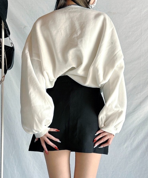 Chick(チック)の「▲Pleats Mini Skirt / プリーツミニスカート(スカート・レディース・ブラック/チャコールグレー/ホワイト/ベージュ・S/M/L)」の12枚目の写真