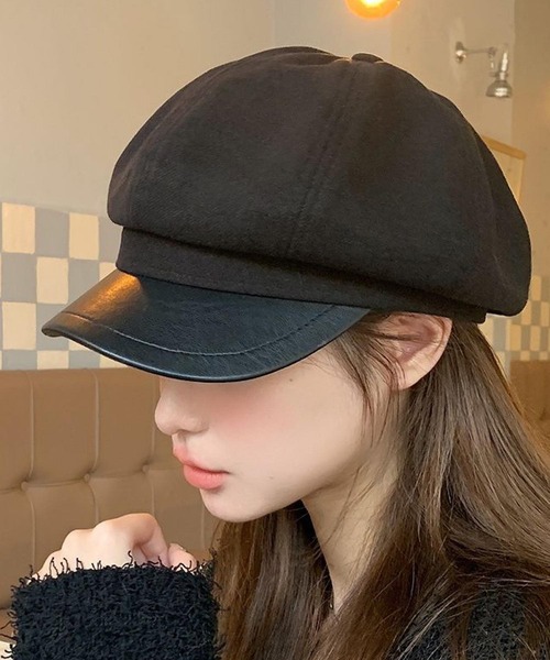 TONE SELECT GOODS（トーンセレクトグッズ）の「pur chouchou/キャスケット P4401（キャスケット・レディース・ブラウン/ベージュ/ブラック・FREE）」の2枚目の写真