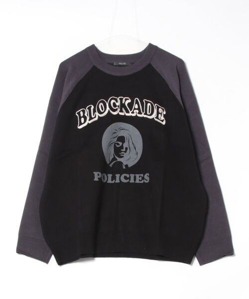 Bling Leads(ブリングリーズ)の「★Bling Leads★ラグランプリント刺繍クルー/N(Tシャツ/カットソー・メンズ・ブラウン/アイボリー/ブラック/チャコールグレー・FREE)」の8枚目の写真
