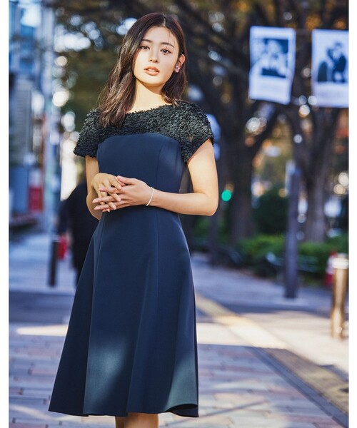 TOCCA(トッカ)の「FLY FRERRY ドレス(ワンピース・レディース・サックスブルー系/ネイビー系・2/0/4/6/00)」の3枚目の写真