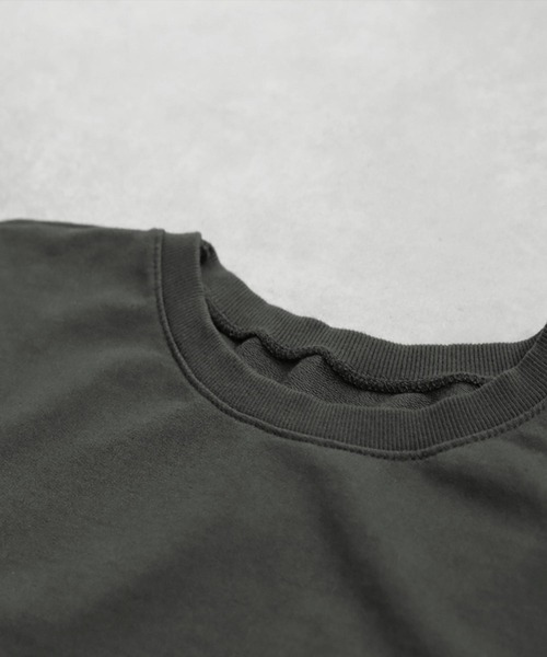antiqua(アンティカ)の「ワイドロンT(Tシャツ/カットソー・レディース・チャコールグレー/ブラック・ONESIZE)」の17枚目の写真