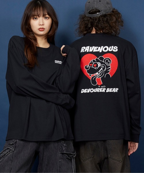 unrelaxing（アンリラクシング）の「オーバーサイズ 刺繍 ロングTシャツ 綿100％/embroidery oversize T-shirt（Tシャツ/カットソー・メンズ・ホワイト系7/ホワイト系9/ホワイト系4/ブラック系その他4/その他10/その他19/ホワイト系1/ホワイト系2/ブラック/ブラック×レッド/その他/その他6/その他14/ホワイト系5/ブラック系その他3/その他20/ホワイト系3/ブラック系その他/ブラック×ブルー/ブラック系2/その他4/その他7/その他9/その他12/その他21/ホワイト系/ブラック系その他2/その他15/その他16/その他17/その他18/ホワイト系6/ライトブラック/ブラック系その他6/ブラック系1/ブラック系3/その他8/ホワイト系8/スミクロ/ブラック系その他7/ブラック系/その他1/その他3/その他5/その他11/ブラック系その他5・SMALL/MEDIUM/LARGE/X-LARGE）」の14枚目の写真