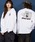 unrelaxingiANVOj́uI[o[TCY hJ OTVc 100/embroidery oversize T-shirtiTVc/Jbg\[jvb̑