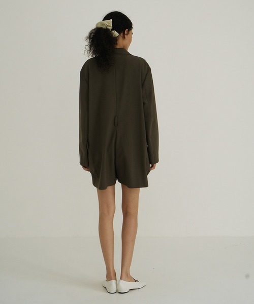 MILITARY SHORT ALL IN ONE（つなぎ/オールインワン）｜CLANE