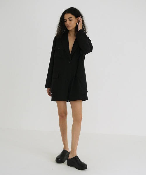 サロペット・オーバーオール・オールインワン MILITARY SHORT ALL IN ONE CLANE】 military short all in one/GARAGE OF GOOD CLOTHING