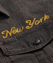 RRL（ダブル アール エル）の「エンブロイダリー デニム ワークシャツ