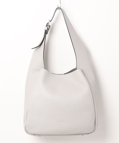 RIPANI(リパーニ)の「【RIPANI】シュリンクレザーショルダーバッグ(Q56305)(ショルダーバッグ・レディース・ホワイト/ライトグレー/ブラック・ALL)」の4枚目の写真
