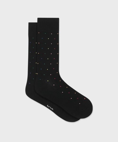 Paul Smith(ポールスミス)の「マルチラメドット ソックス【150606 DRO】(ソックス/靴下・メンズ・ブラック/ネイビー/ライトインディゴブルー・25-27)」の2枚目の写真