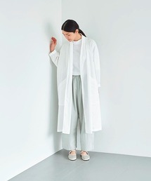 ata（アタ）の「ata robe 2. / 綿ブロード ローブコート（その他アウター）」