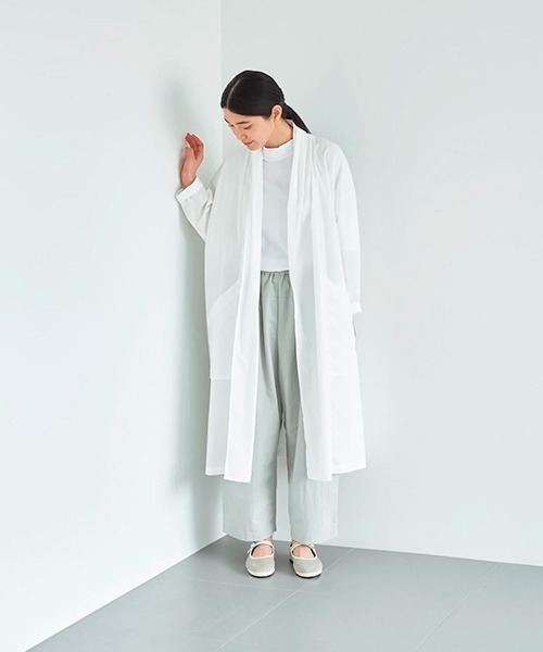 ata robe 2. / 綿ブロード ローブコート（その他アウター）｜ata（アタ