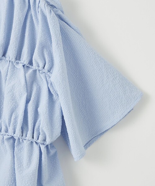 EMMEL REFINES(エメルリファインズ)の「<EMMEL REFINES>EM カラミタンブラー リボンギャザー ブラウス(シャツ/ブラウス・レディース・ホワイト/ブラック/ライトブルー・FREE)」の19枚目の写真