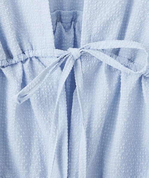 EMMEL REFINES(エメルリファインズ)の「<EMMEL REFINES>EM カラミタンブラー リボンギャザー ブラウス(シャツ/ブラウス・レディース・ホワイト/ブラック/ライトブルー・FREE)」の21枚目の写真