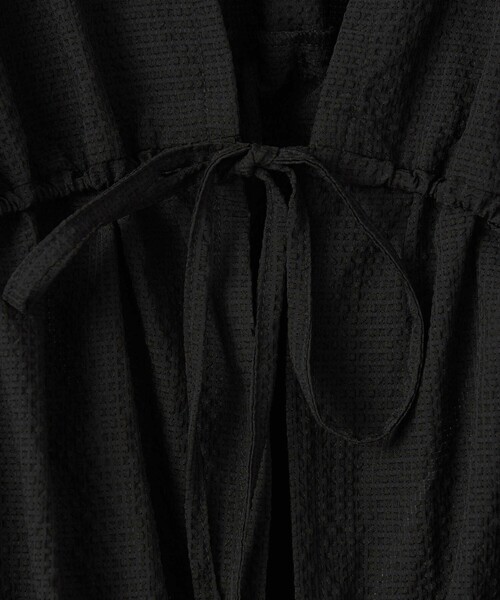 EMMEL REFINES(エメルリファインズ)の「<EMMEL REFINES>EM カラミタンブラー リボンギャザー ブラウス(シャツ/ブラウス・レディース・ホワイト/ブラック/ライトブルー・FREE)」の7枚目の写真