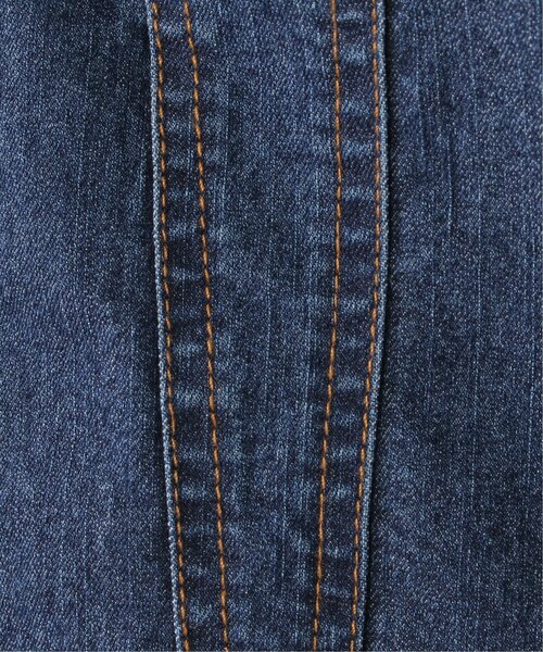 ikka（イッカ）の「【メディア紹介商品】デニムノーカラーGジャン（110~160cm）【親子コーデ】（デニムジャケット・キッズ・ダークネイビー・S/M/L/XL/XS）」の16枚目の写真