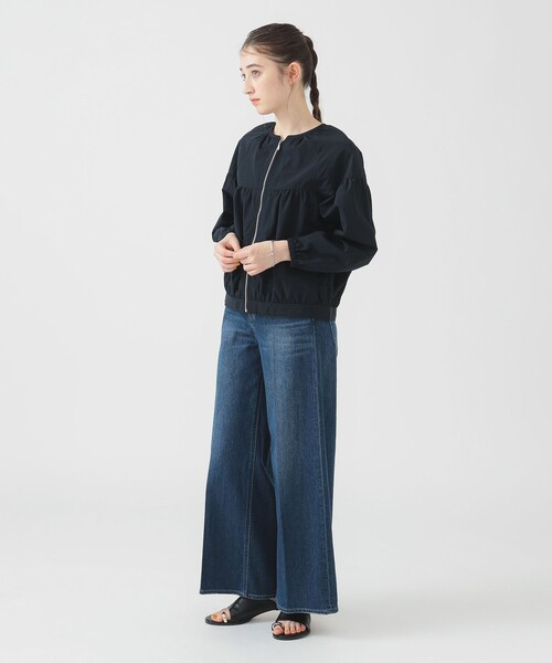 B:MING by BEAMS(ビーミングバイビームス)の「撥水 ギャザー ブルゾン(S~M)(ブルゾン・レディース・ネイビー/ブラウン系その他・MEDIUM/SMALL)」の8枚目の写真