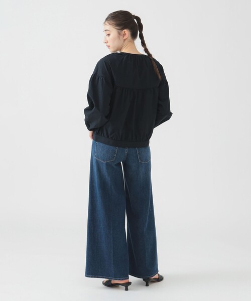B:MING by BEAMS(ビーミングバイビームス)の「撥水 ギャザー ブルゾン(S~M)(ブルゾン・レディース・ネイビー/ブラウン系その他・MEDIUM/SMALL)」の9枚目の写真