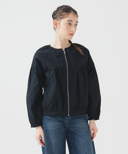 B:MING by BEAMS(ビーミングバイビームス)の「撥水 ギャザー ブルゾン(S~M)(ブルゾン・レディース・ネイビー/ブラウン系その他・MEDIUM/SMALL)」の11枚目の写真