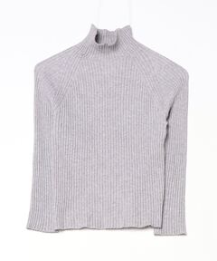 ウールベーシックリブ ハイネックプルオーバー（ニット/セーター
