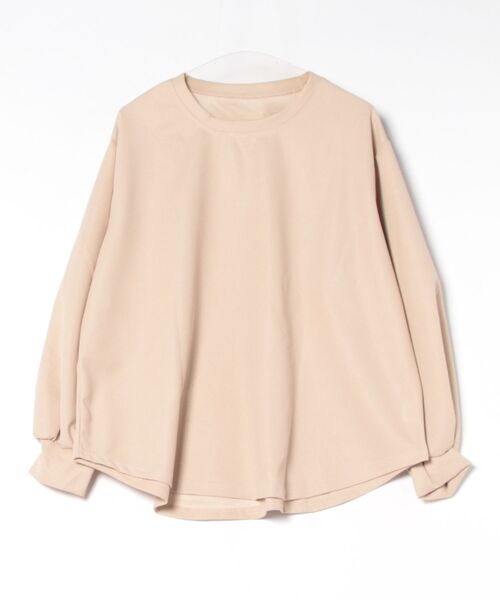 Coo+i(クーイ)の「オーバーサイズワッフルカットソー(Tシャツ/カットソー・レディース・ブラック/グレー/ホワイト/グリーン/モカ/ベージュ・FREE)」の10枚目の写真