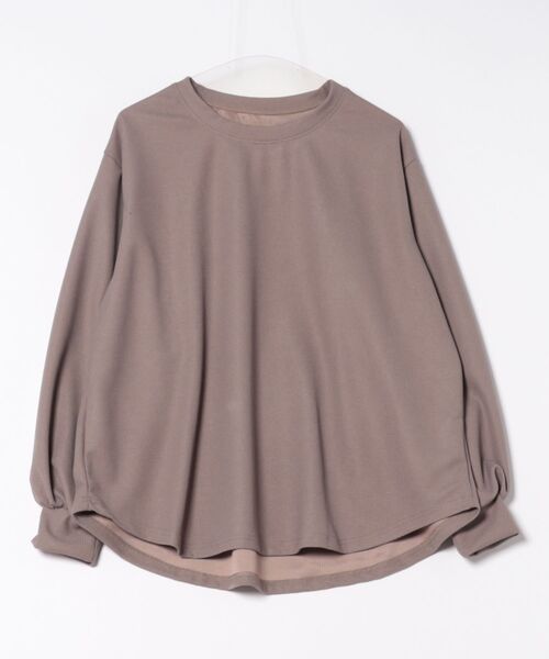 Coo+i(クーイ)の「オーバーサイズワッフルカットソー(Tシャツ/カットソー・レディース・ブラック/グレー/ホワイト/グリーン/モカ/ベージュ・FREE)」の8枚目の写真