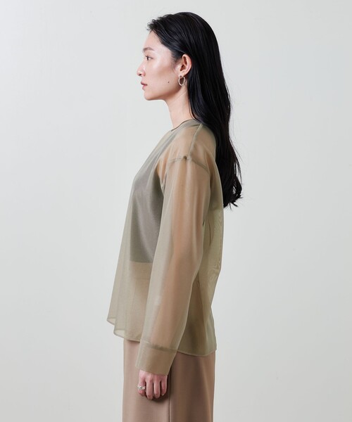 シアーオーガンジーブラウスブルゾン セール】＜MARW UNITED ARROWS＞シアー オーガンジー ブラウス