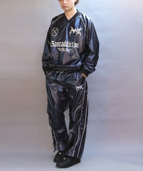 ８(eight)（エイト）の「サイバーデザインシャイニープルオーバー（その他アウター・メンズ・シルバー系その他/ネイビー系・MEDIUM/LARGE）」の8枚目の写真