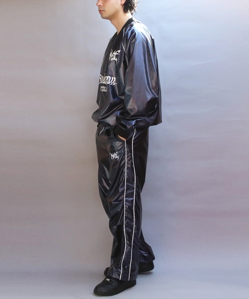 ８(eight)（エイト）の「サイバーデザインシャイニープルオーバー（その他アウター・メンズ・シルバー系その他/ネイビー系・MEDIUM/LARGE）」の10枚目の写真