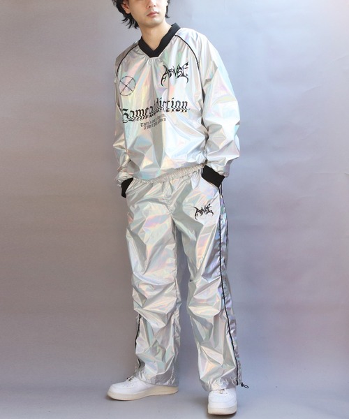 ８(eight)（エイト）の「サイバーデザインシャイニープルオーバー（その他アウター・メンズ・シルバー系その他/ネイビー系・MEDIUM/LARGE）」の15枚目の写真