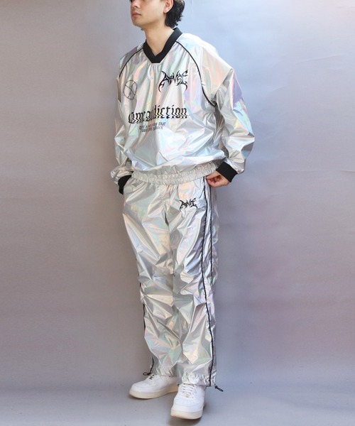 ８(eight)（エイト）の「サイバーデザインシャイニープルオーバー（その他アウター・メンズ・シルバー系その他/ネイビー系・MEDIUM/LARGE）」の16枚目の写真