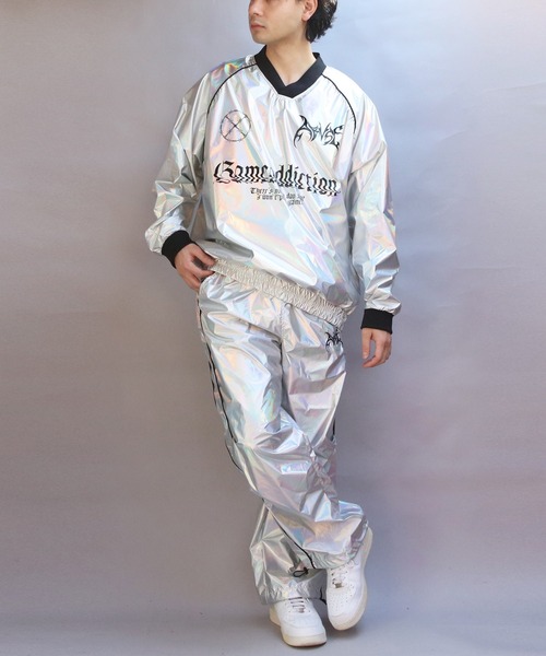 ８(eight)（エイト）の「サイバーデザインシャイニープルオーバー（その他アウター・メンズ・シルバー系その他/ネイビー系・MEDIUM/LARGE）」の19枚目の写真