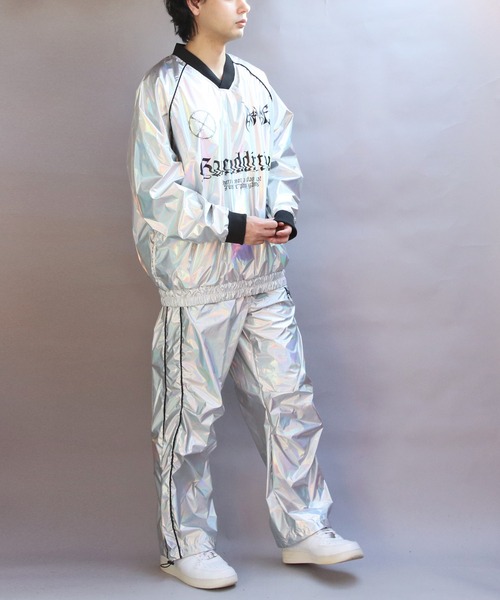 ８(eight)（エイト）の「サイバーデザインシャイニープルオーバー（その他アウター・メンズ・シルバー系その他/ネイビー系・MEDIUM/LARGE）」の20枚目の写真