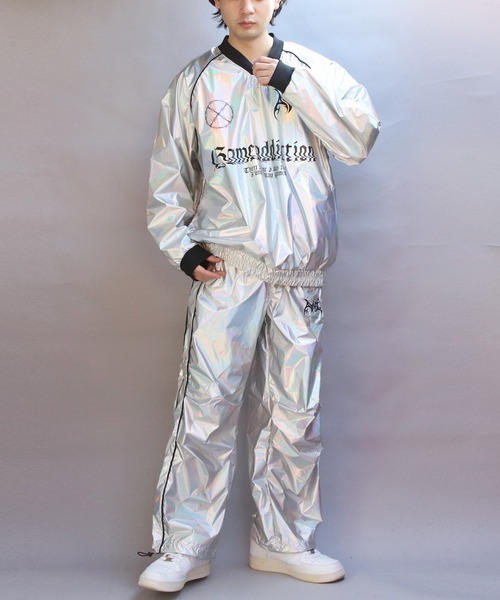 ８(eight)（エイト）の「サイバーデザインシャイニープルオーバー（その他アウター・メンズ・シルバー系その他/ネイビー系・MEDIUM/LARGE）」の21枚目の写真