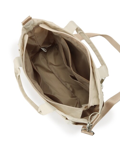 SHOO・LA・RUE（シューラルー）の「【撥水／2WAY】12ポケットトートバッグ【キャリーオン】（トートバッグ・レディース・グレー/アイボリー/ブラック・00）」の12枚目の写真