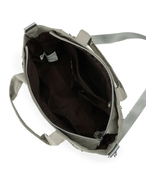 SHOO・LA・RUE（シューラルー）の「【撥水／2WAY】12ポケットトートバッグ【キャリーオン】（トートバッグ・レディース・グレー/アイボリー/ブラック・00）」の13枚目の写真