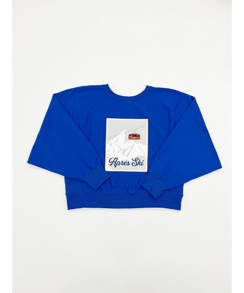 Catchup(ケチャップ)の「【Catchup】スキープリントスウェット(大人サイズ)(Tシャツ/カットソー・レディース・ライトグレー/パープル/ブルー・LL/S/M/L)」の2枚目の写真
