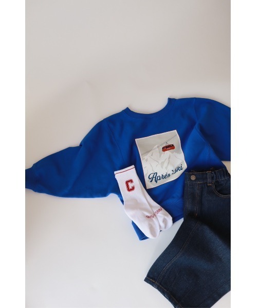 Catchup(ケチャップ)の「【Catchup】スキープリントスウェット(大人サイズ)(Tシャツ/カットソー・レディース・ライトグレー/パープル/ブルー・LL/S/M/L)」の11枚目の写真