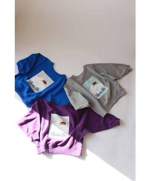 Catchup(ケチャップ)の「【Catchup】スキープリントスウェット(大人サイズ)(Tシャツ/カットソー・レディース・ライトグレー/パープル/ブルー・LL/S/M/L)」の14枚目の写真