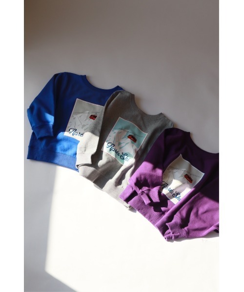 Catchup(ケチャップ)の「【Catchup】スキープリントスウェット(大人サイズ)(Tシャツ/カットソー・レディース・ライトグレー/パープル/ブルー・LL/S/M/L)」の16枚目の写真
