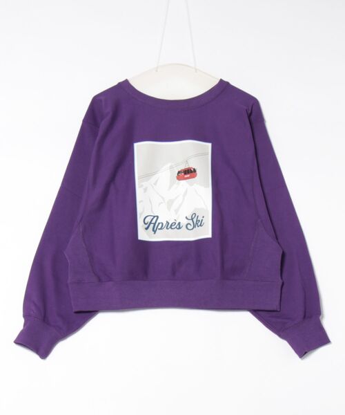 Catchup(ケチャップ)の「【Catchup】スキープリントスウェット(大人サイズ)(Tシャツ/カットソー・レディース・ライトグレー/パープル/ブルー・LL/S/M/L)」の18枚目の写真
