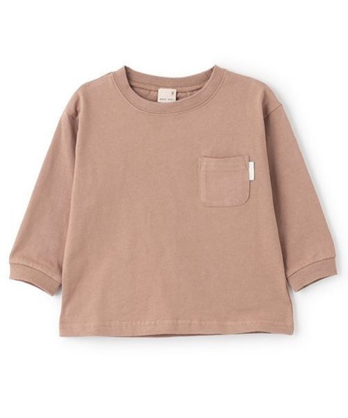 petit main(プティマイン)の「【GOODPRICE】無地長袖Tシャツ(Tシャツ/カットソー・キッズ・ターコイズブルー/ラベンダー/ホワイト/ライトピンク/黄緑系/キャメル・130cm/120cm/100cm/110cm/90cm/80cm)」の6枚目の写真
