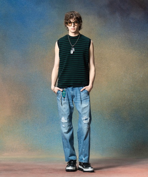 glamb（グラム）の「TIME TRAVELER Denim (GEAR 008) / タイムトラベラーデニム（デニムパンツ・メンズ・インディゴブルー・S/M/L）」の4枚目の写真