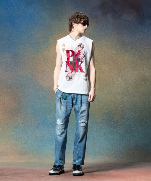 glamb（グラム）の「TIME TRAVELER Denim (GEAR 008) / タイムトラベラーデニム（デニムパンツ・メンズ・インディゴブルー・S/M/L）」の9枚目の写真