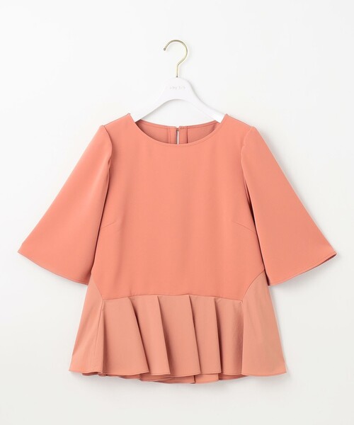 ANY SIS（エニィスィス）の「コンフォートイージーペプラム  ブラウス（シャツ/ブラウス・レディース・オレンジ系/ブラック系/ライトイエロー系/アイボリー系・2）」の6枚目の写真