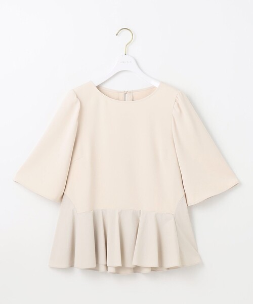 ANY SIS（エニィスィス）の「コンフォートイージーペプラム  ブラウス（シャツ/ブラウス・レディース・オレンジ系/ブラック系/ライトイエロー系/アイボリー系・2）」の15枚目の写真