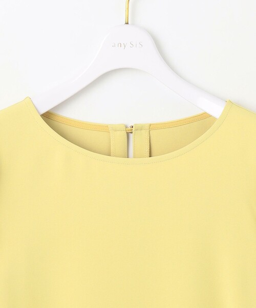 ANY SIS（エニィスィス）の「コンフォートイージーペプラム  ブラウス（シャツ/ブラウス・レディース・オレンジ系/ブラック系/ライトイエロー系/アイボリー系・2）」の18枚目の写真