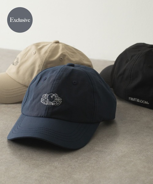 URBAN RESEARCH DOORS（アーバンリサーチドアーズ）の「『別注』FRUIT OF THE LOOM×DOORS　刺繍キャップ（キャップ・メンズ・ネイビー/ベージュ/ブラック・-）」の11枚目の写真